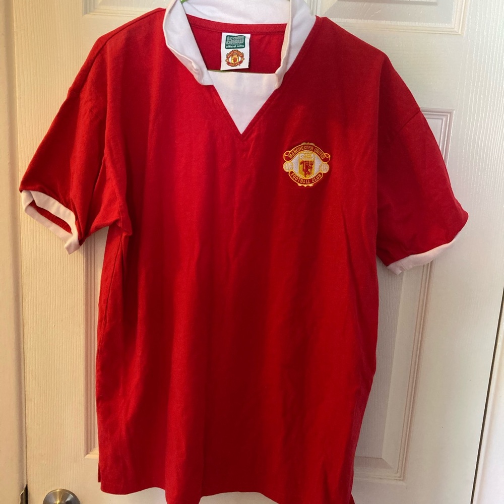 Retro style soccer shirt